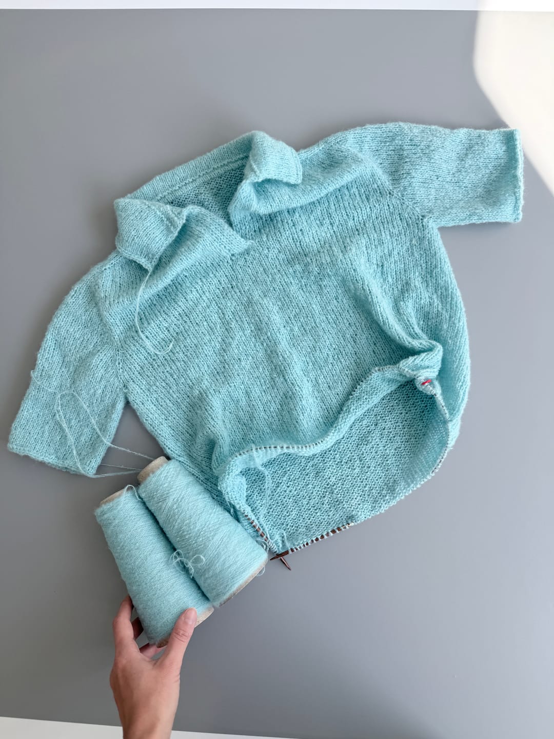 Customer photo review of Ri.Go art. Fluffy Cashmere Nm.9200, brushed cashmere, col. Sunny Lime