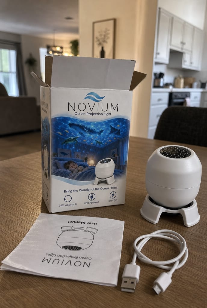 Customer photo review of Taluxa™ Ocean Light - Dinosaur Light