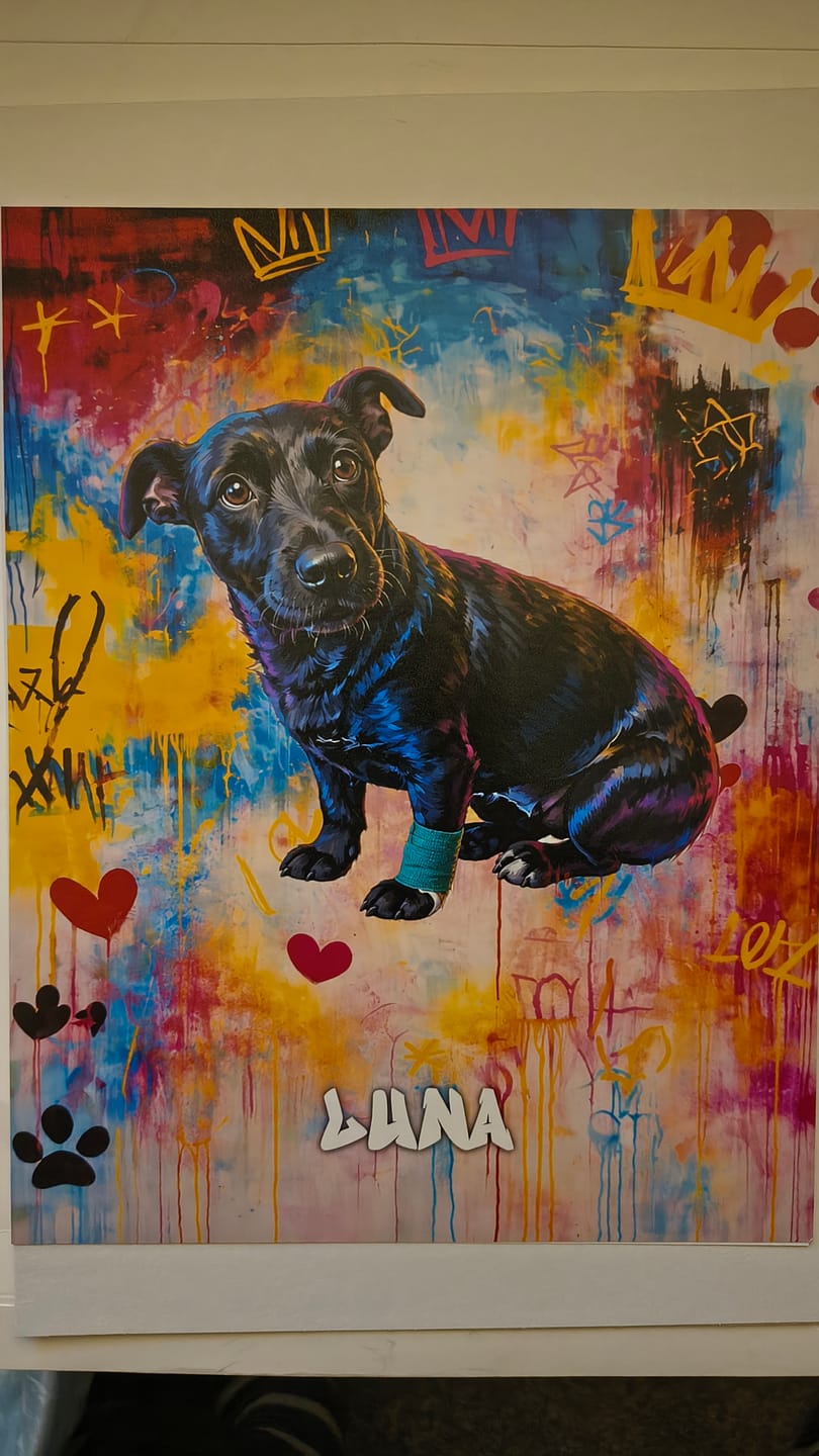 Customer photo review of Personalised Poster - Graffiti