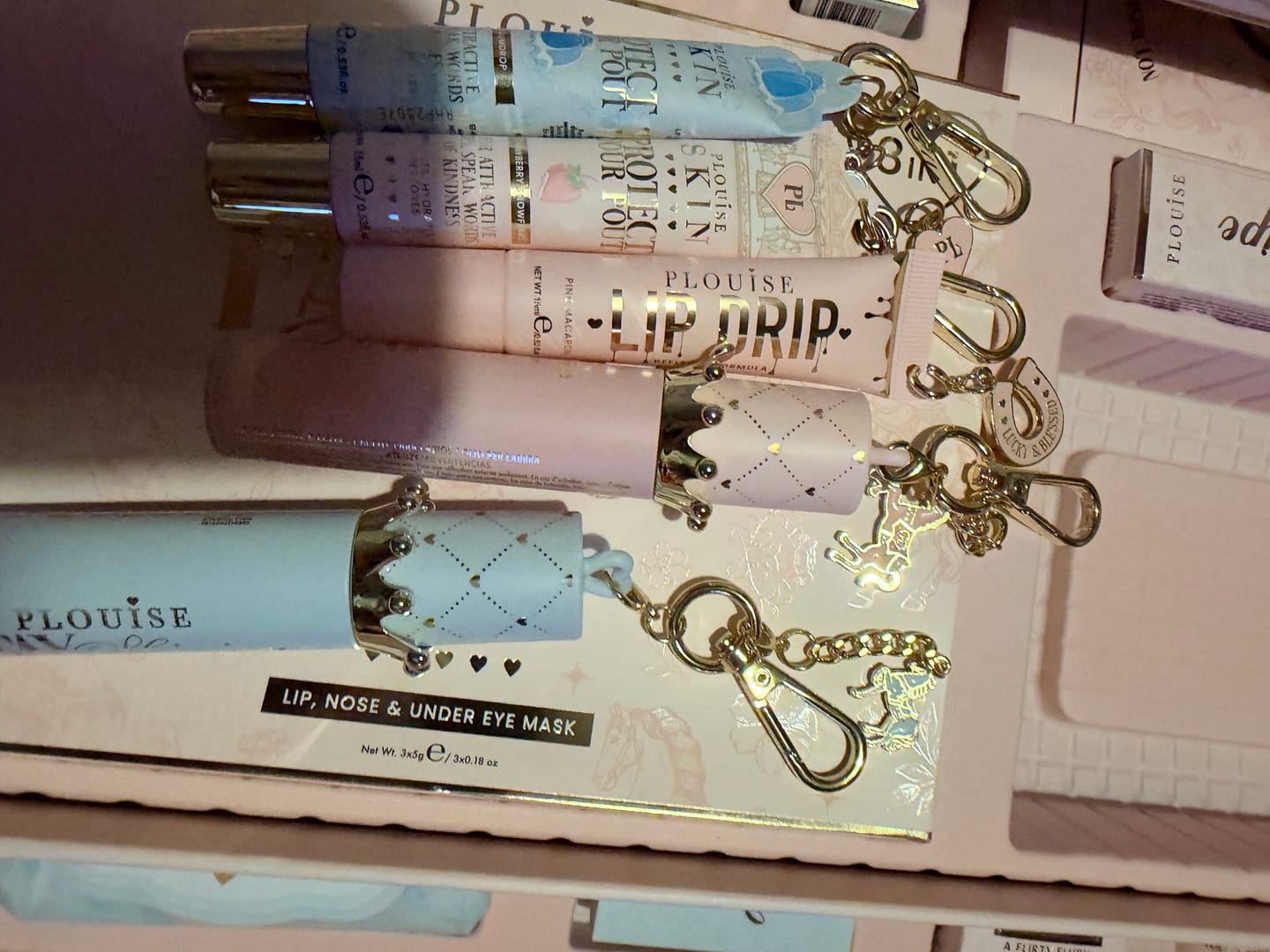 Customer photo review of Protect Your Pout Keychain Lip Conditioner