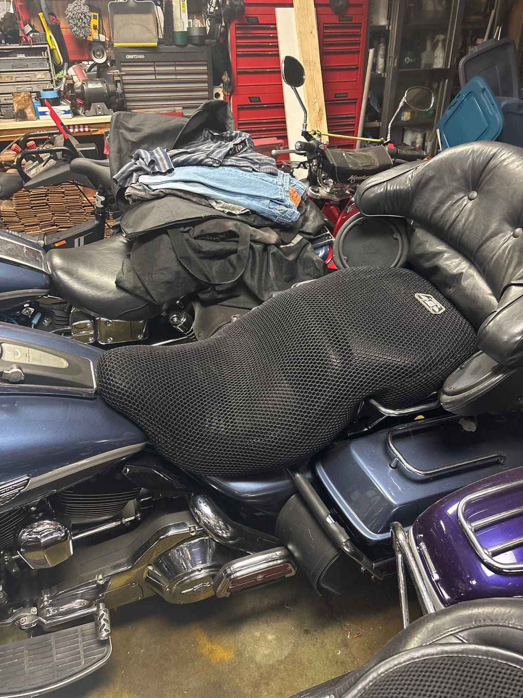 Customer photo review of Wind Rider Seat Cover