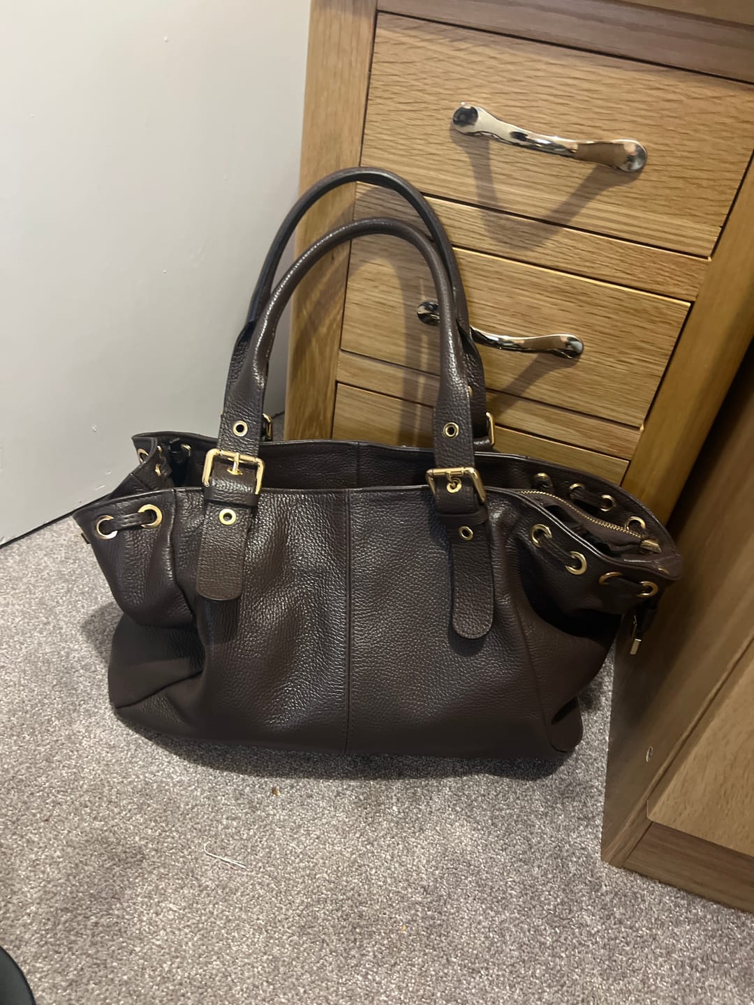 Customer photo review of Muse bag Espresso