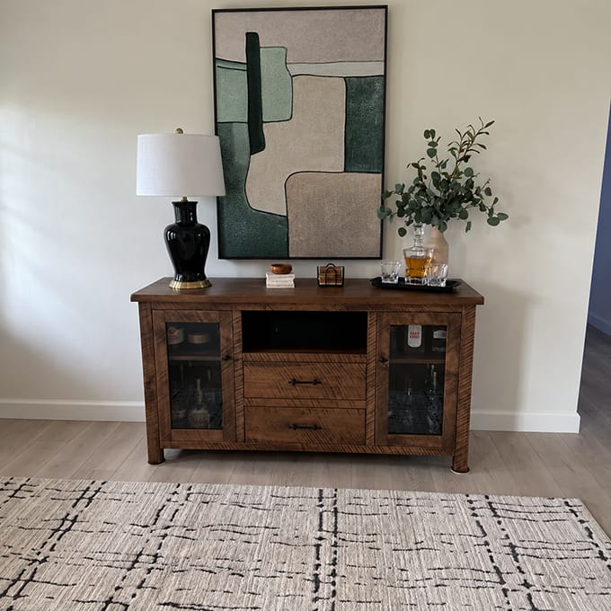 Customer photo review of Abstract Art Painting #WS453