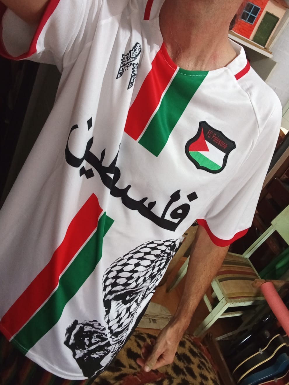 Customer photo review of Camisa Seleção Palestina x Palestina Livre