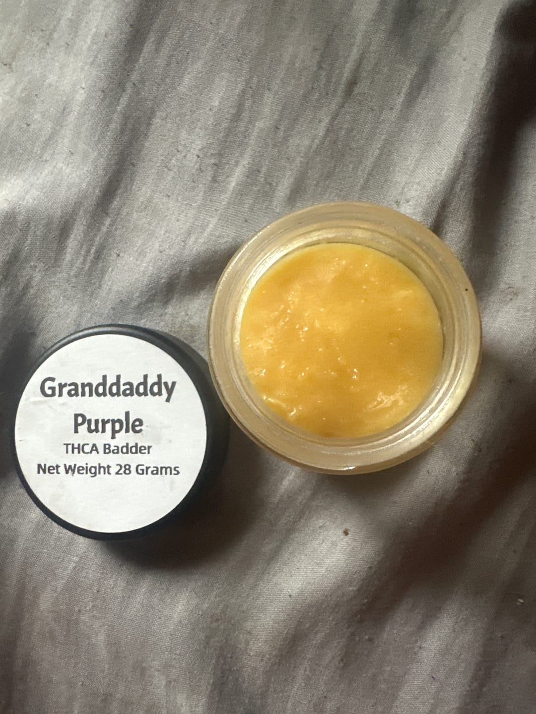 Customer photo review of Granddaddy Purple | THCA Badder