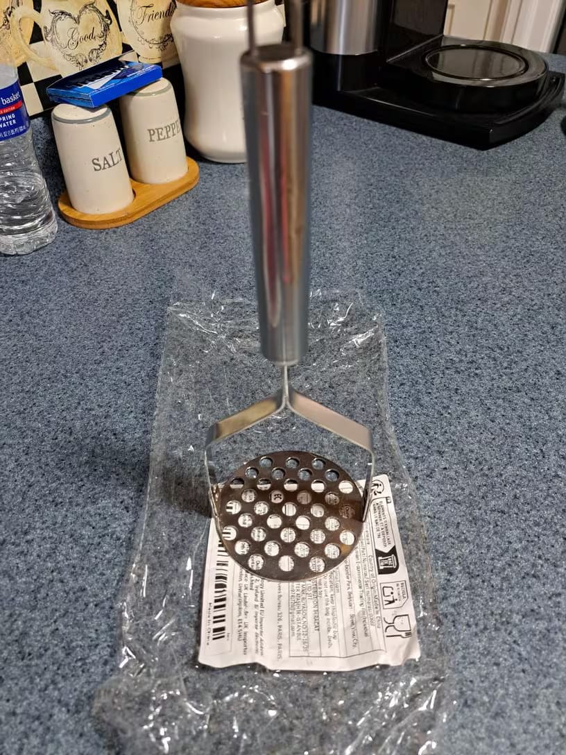 Customer photo review of Stainless Steel Potato Masher