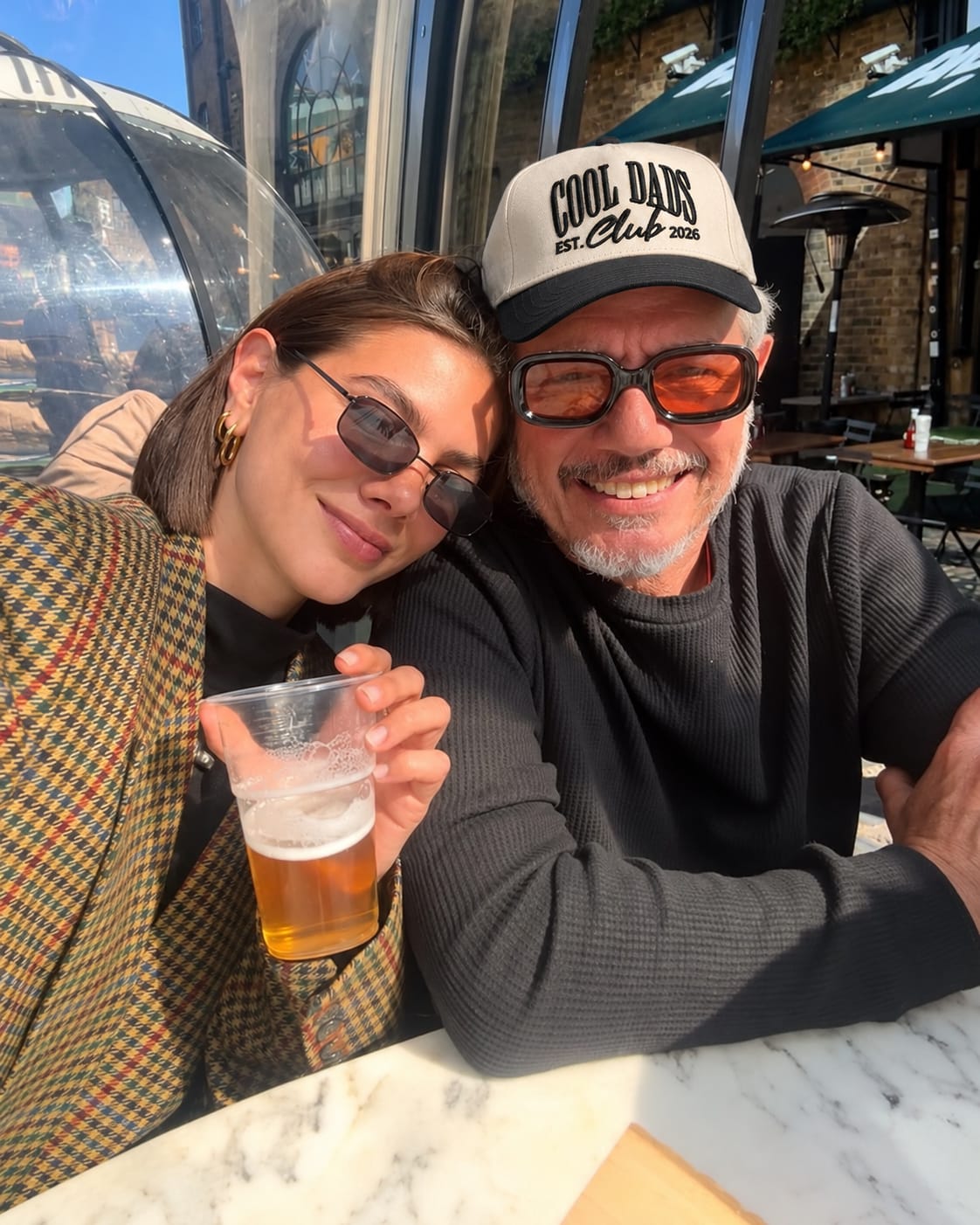Customer photo review of Custom Cool Dads Club Est Snapback Hat – Embroidered Baseball Cap for Dad