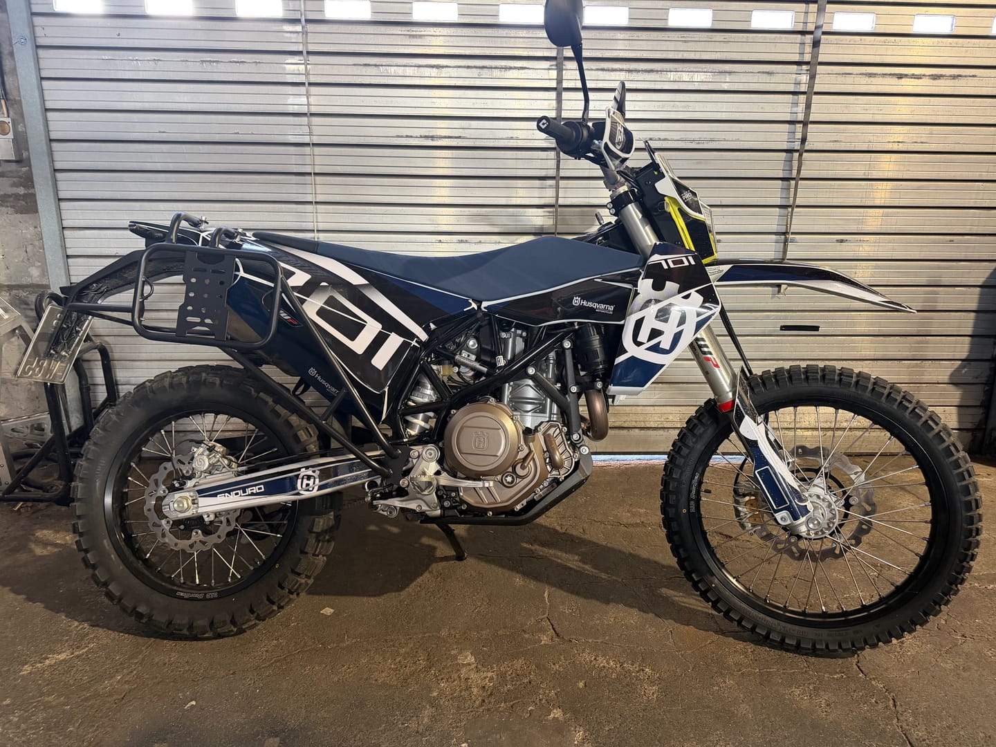 Customer photo review of Husqvarna 701 Enduro 2026 GRAPHICS - "MarkSeven" (Blue)