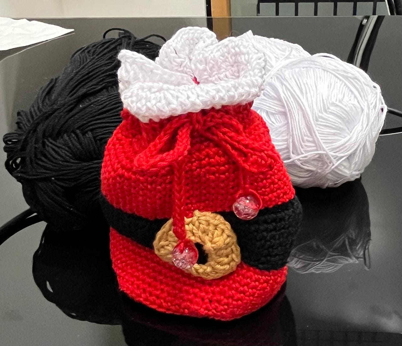 Customer photo review of Hilaza Eulali, marca Omega, MADEJA de 100g con 360m  ⭐