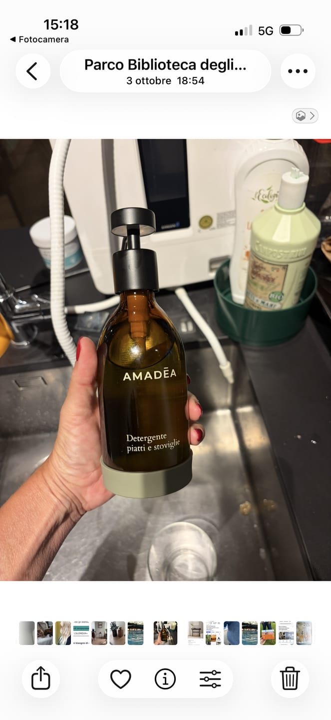 Customer photo review of Detergente piatti e stoviglie 300ml