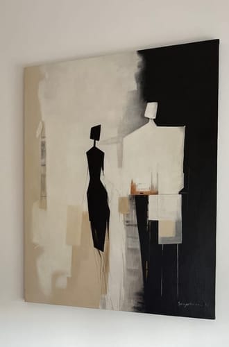 Customer photo review of Contemporary Minimalist Art #MA004