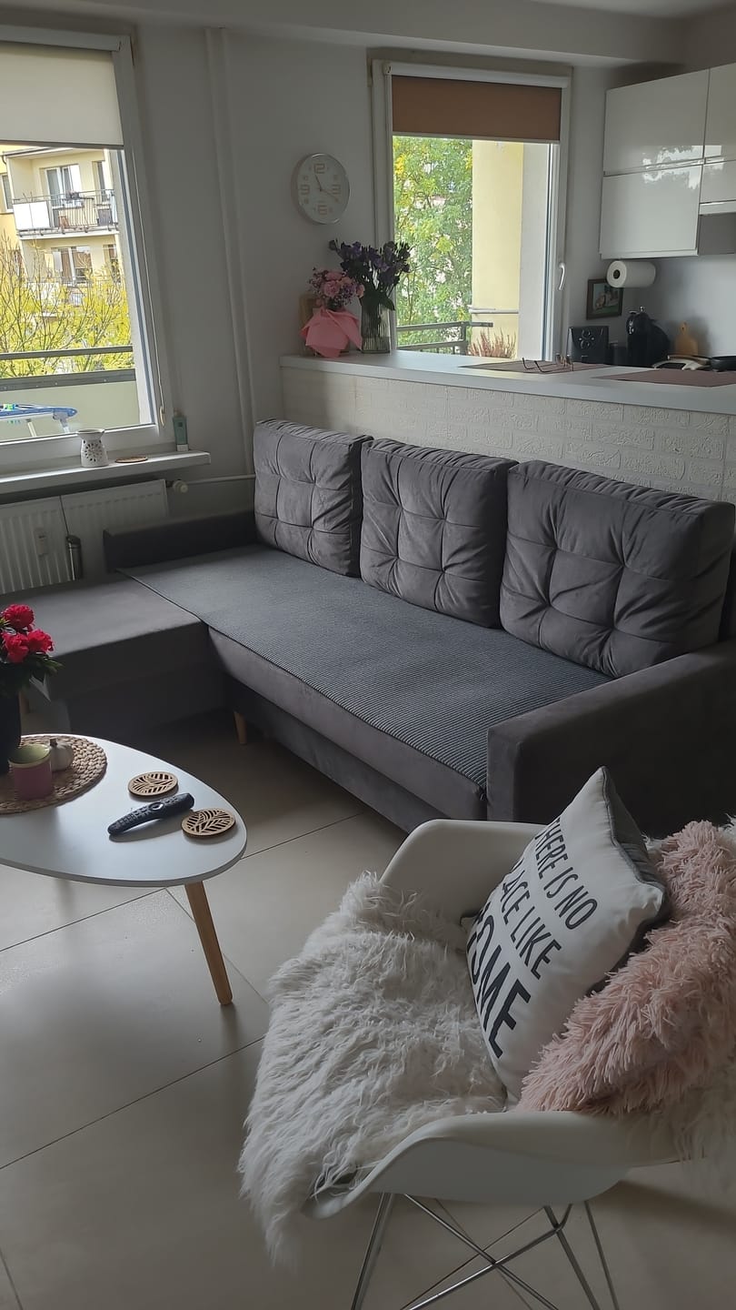 Customer photo review of Narożnik BLANK velvet