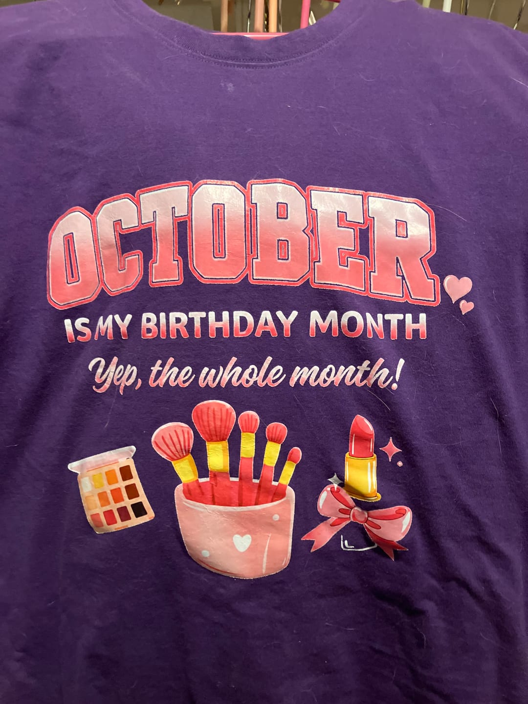 Customer photo review of OCTOBER BIRTHDAY MONTH
