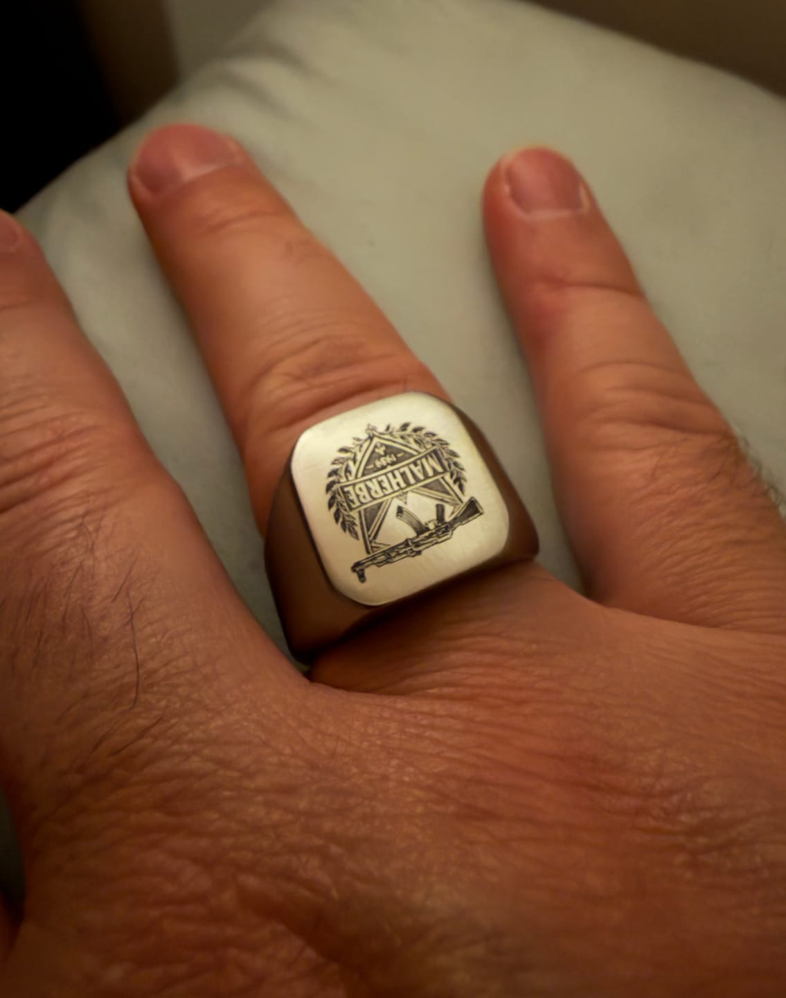 Customer photo review of The Dynasty - Your Family Crest Ring