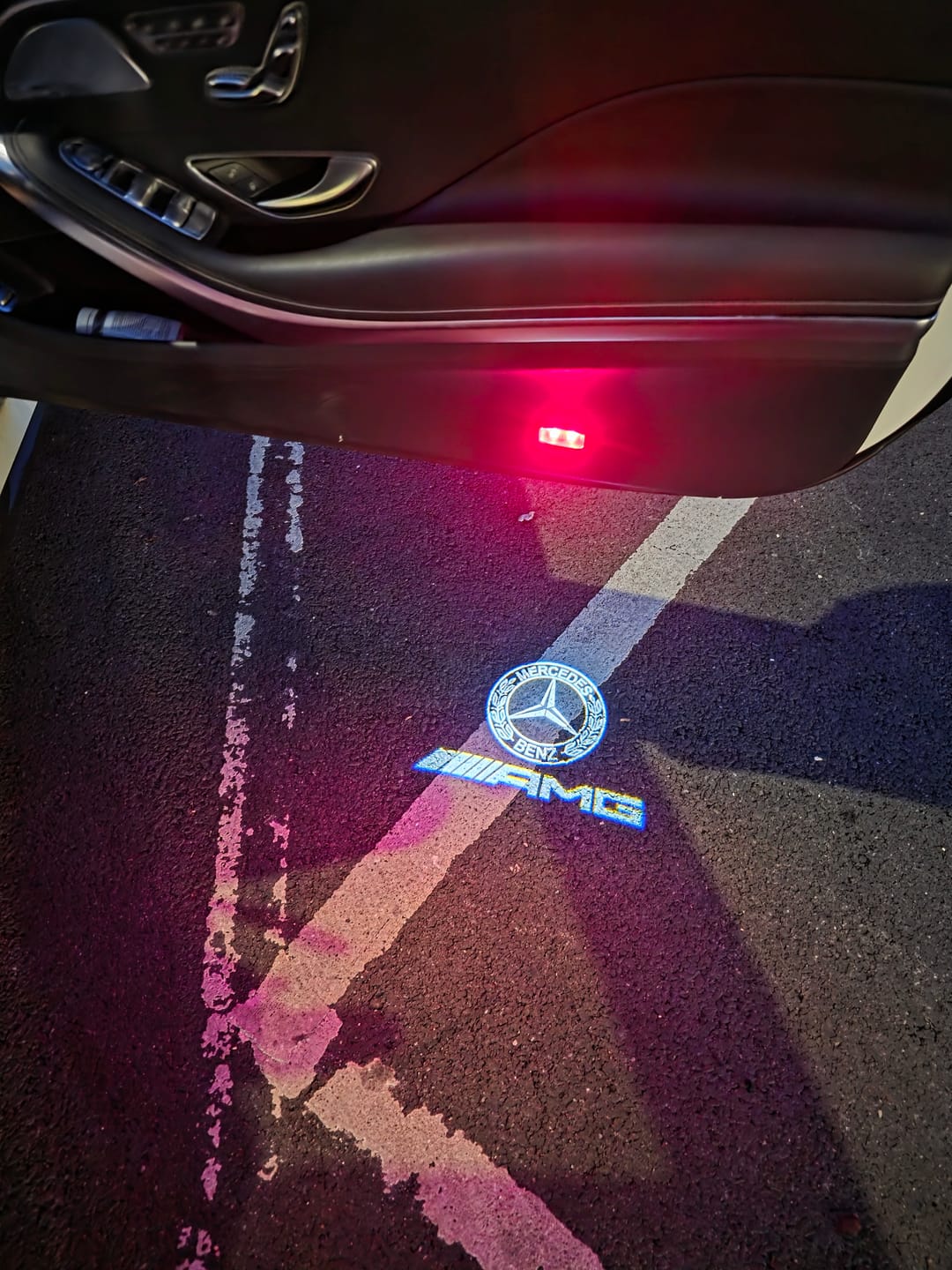 Customer photo review of MERCEDES DOOR LIGHTS