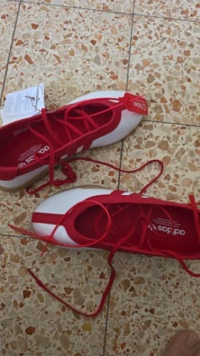 Customer photo review of Taekwondo Mei Ballet Woven  Cream White/Cream White/Gum