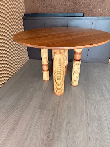 Customer photo review of Andaman Baratang 4 Seater Round Dining Table