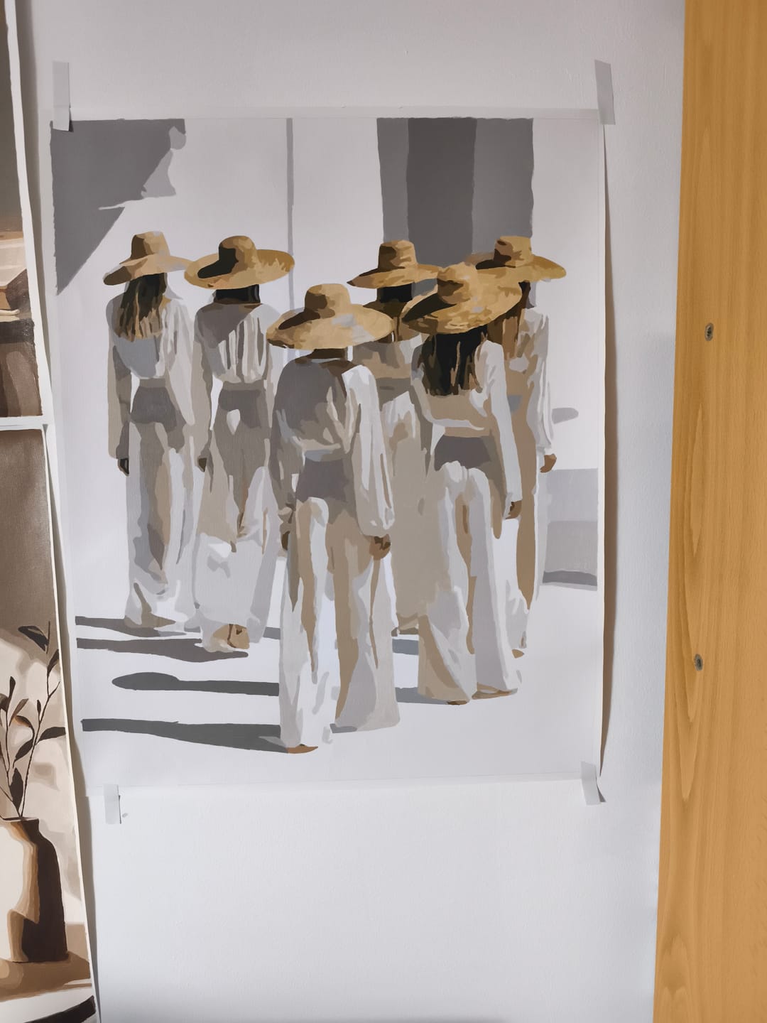 Customer photo review of Linen Society | Paint by Number