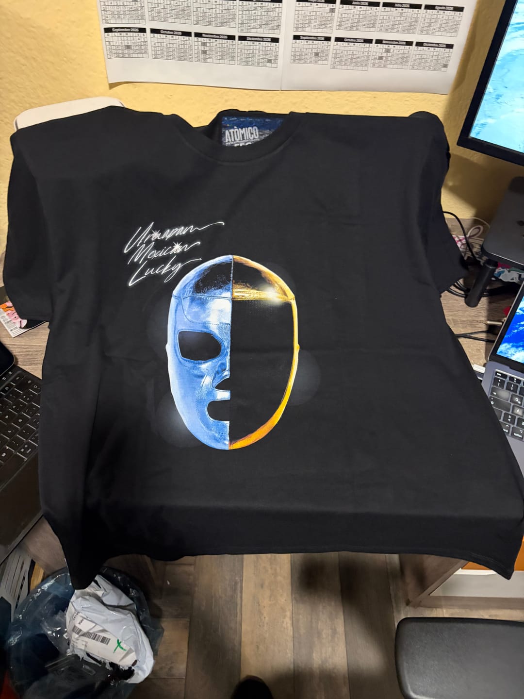Customer photo review of Uruapan Mexican Lucky - Playera CABALLERO Música