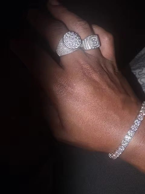 Customer photo review of Sterling Silver 925 2MM 3MM 4MM 5MM 6.5MM Moissanite Tennis Bracelet with GRA Certificate