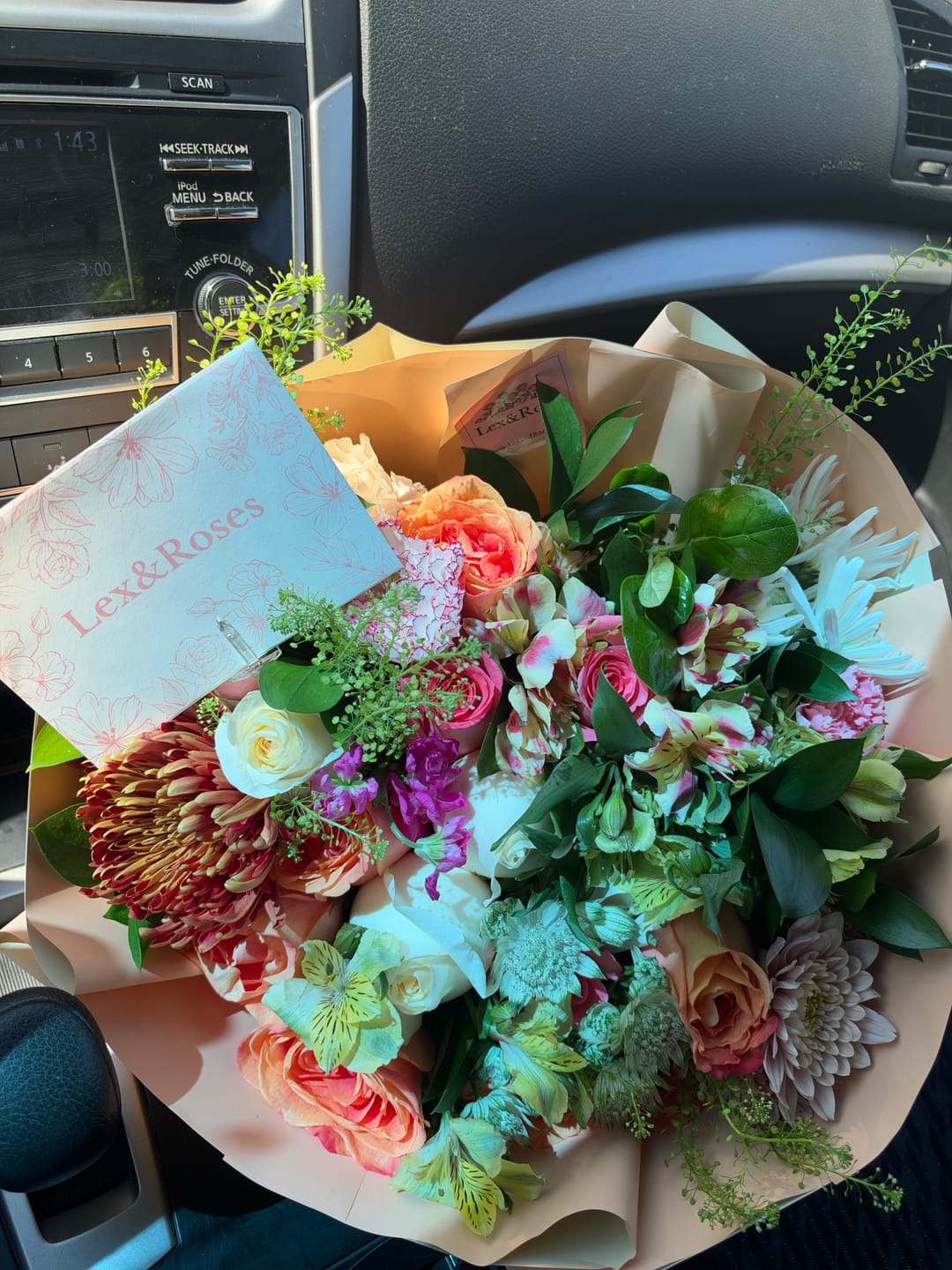 Customer photo review of Mixed Bouquet - Peach Deluxe