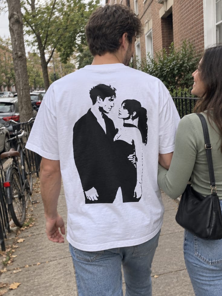 Customer photo review of OthersHalf™ Custom Portrait Shirt