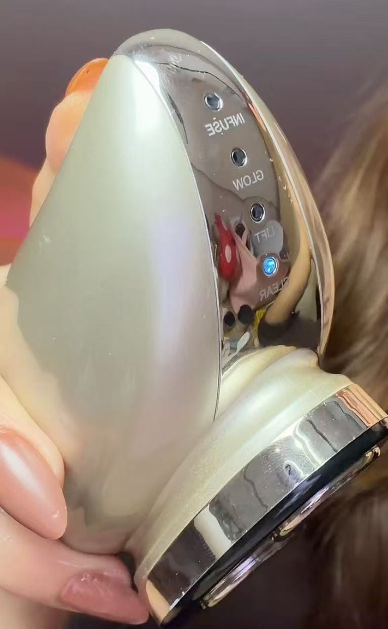 Customer photo review of TAFITIE Conch 10MHz High-Frequency Ultrasonic Facial Device