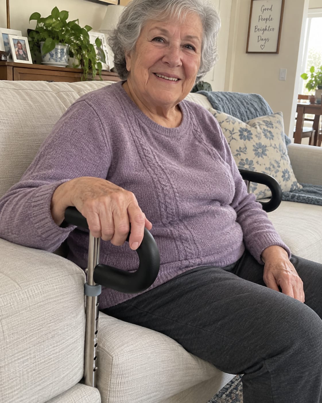 Customer photo review of Soporte de apoyo regulable para personas mayores