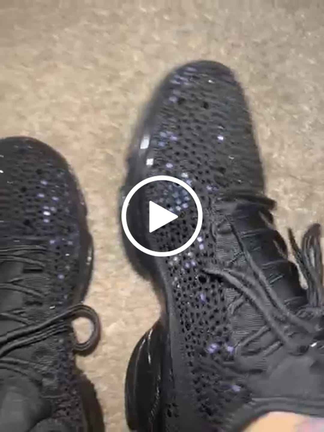 Customer video review of Lucky Step Rhinestone Slip-On Sneakers