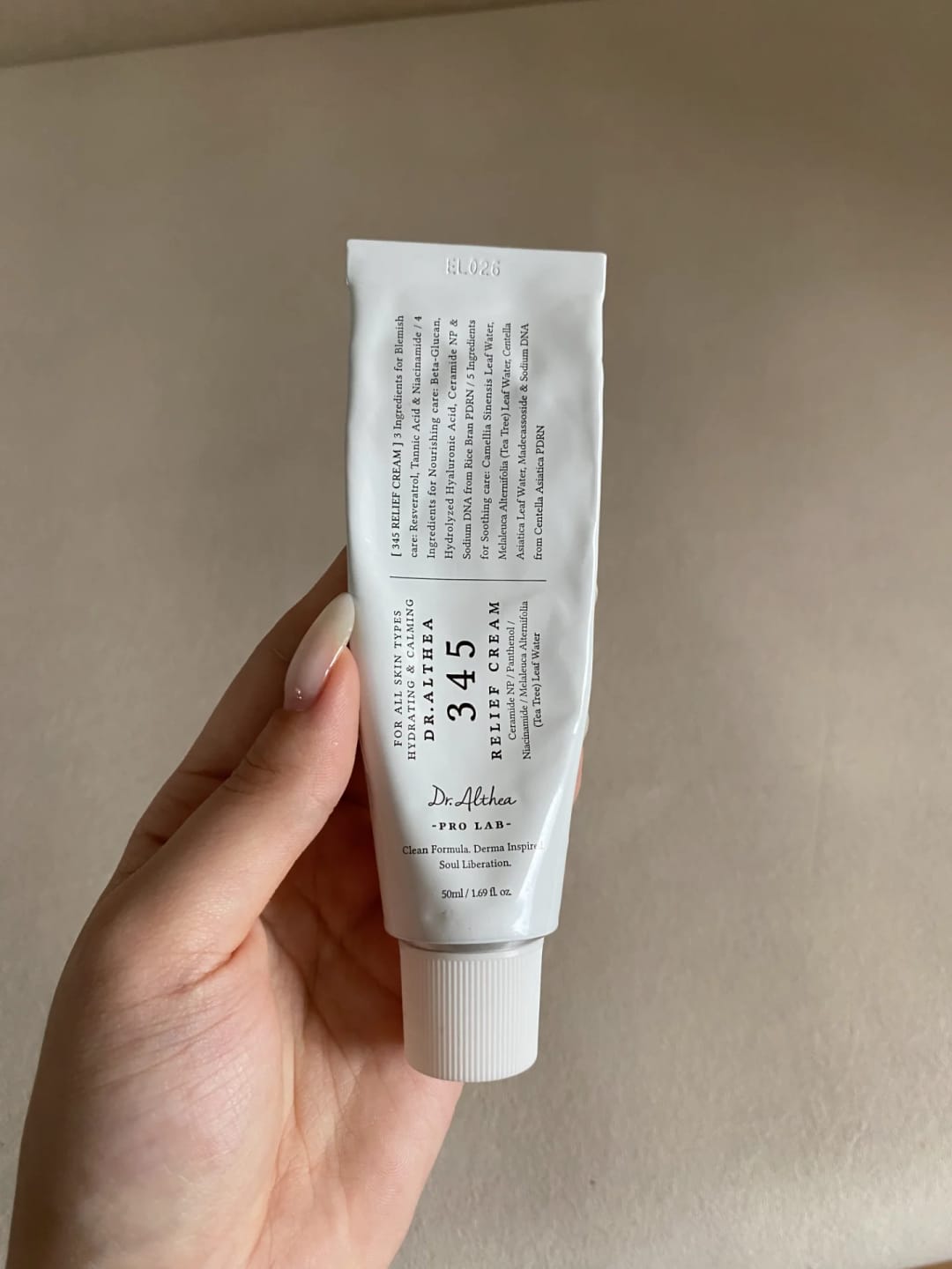 Customer photo review of Nomierinošs krēms ar resveratrolu Dr. Althea 345 Relief Cream