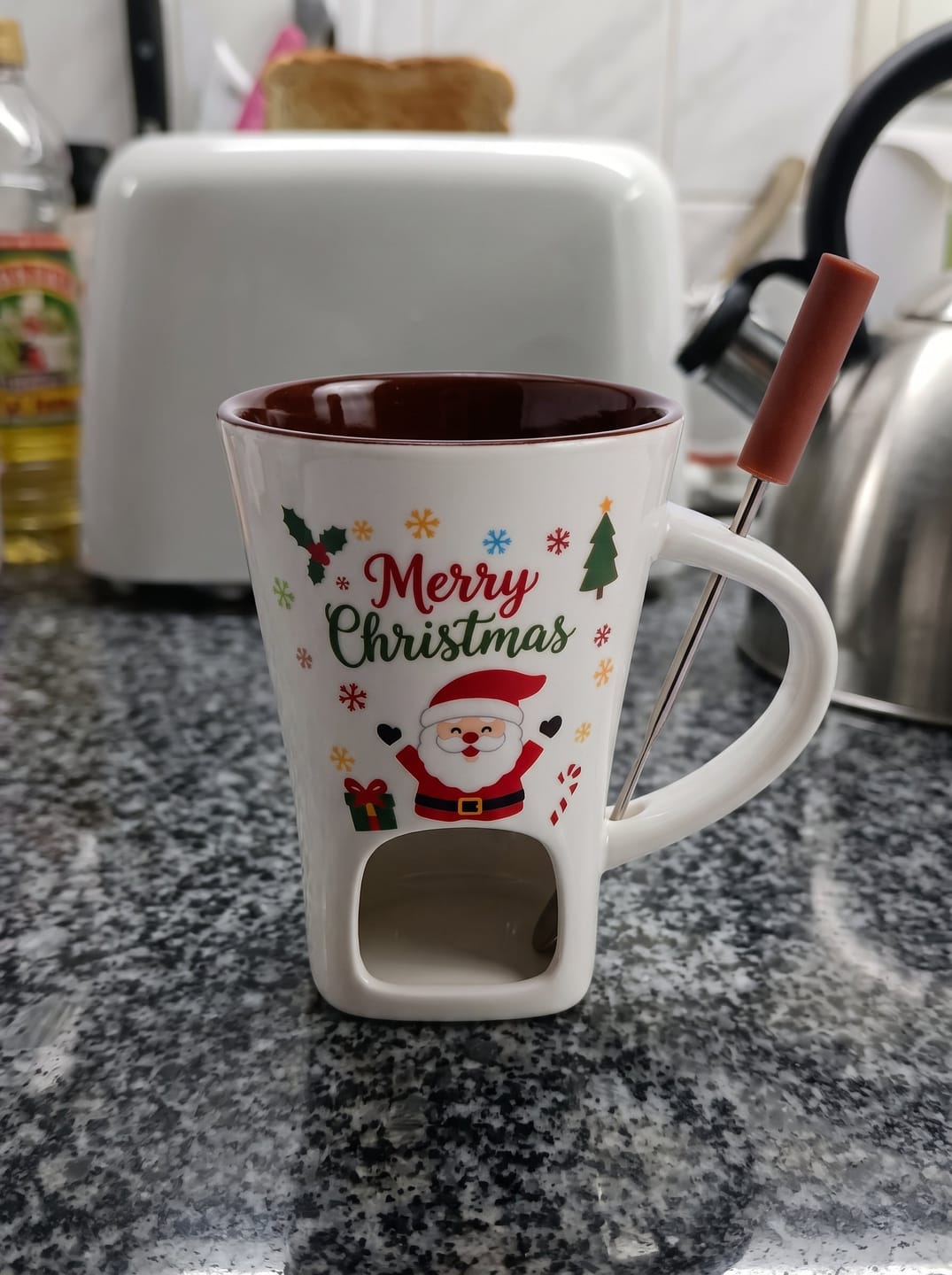Customer photo review of Taza fondue Dipcao