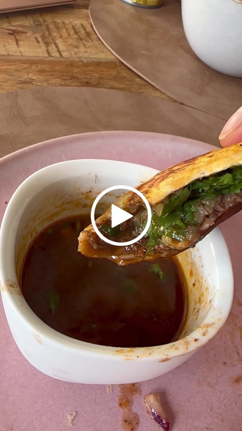 Customer video review of Birria Bomb