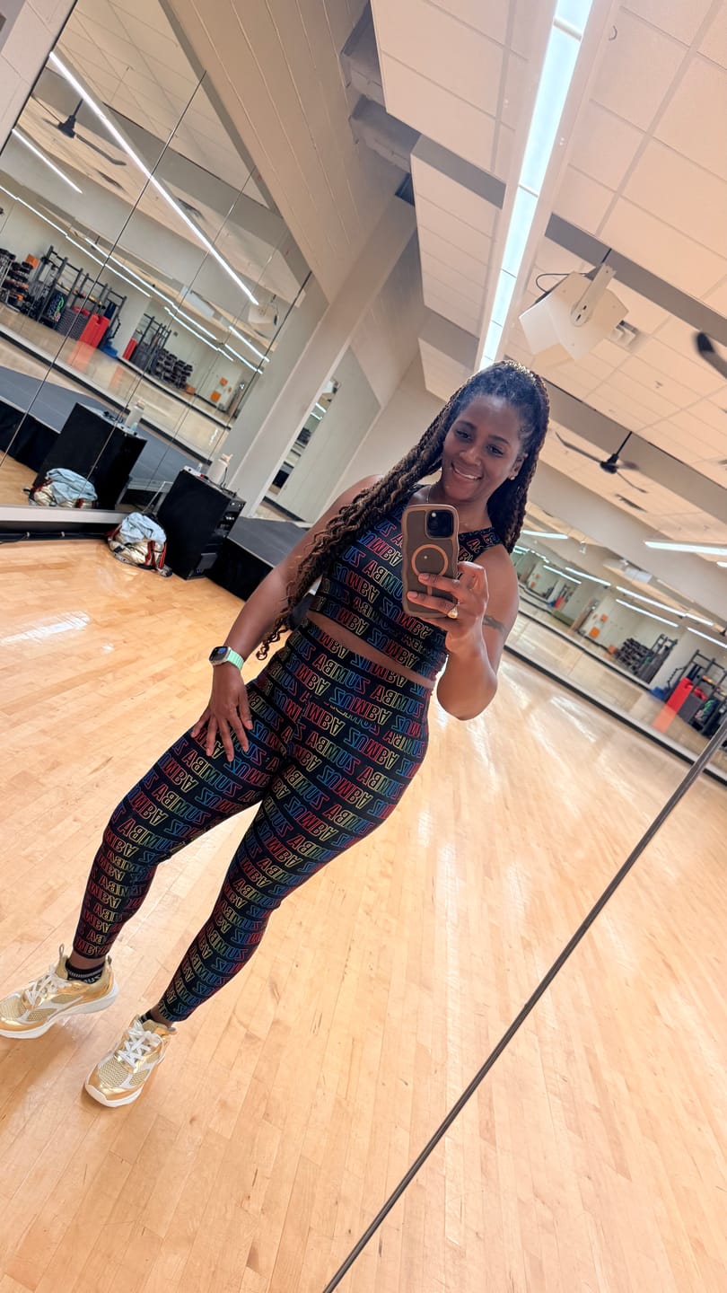 Customer photo review of Zumba Train Mesh Luxe