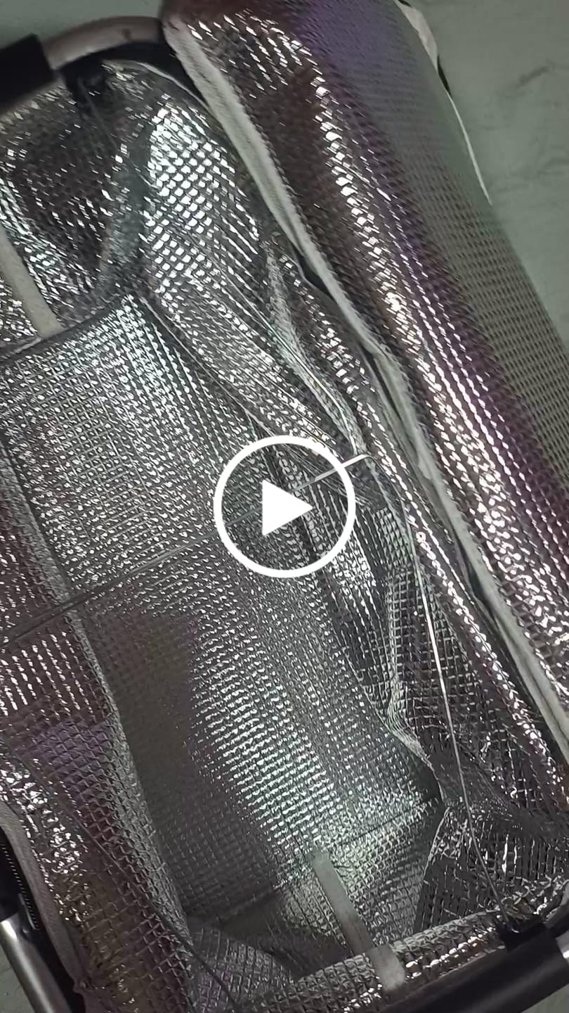 Customer video review of Canasta de Picnic con Aislante Térmico Viajera Plegable