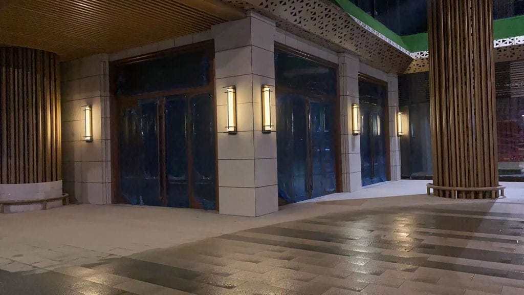 Customer photo review of Frosted Outdoor Wall Light, Stainless Steel, Wall Sconce, IP65