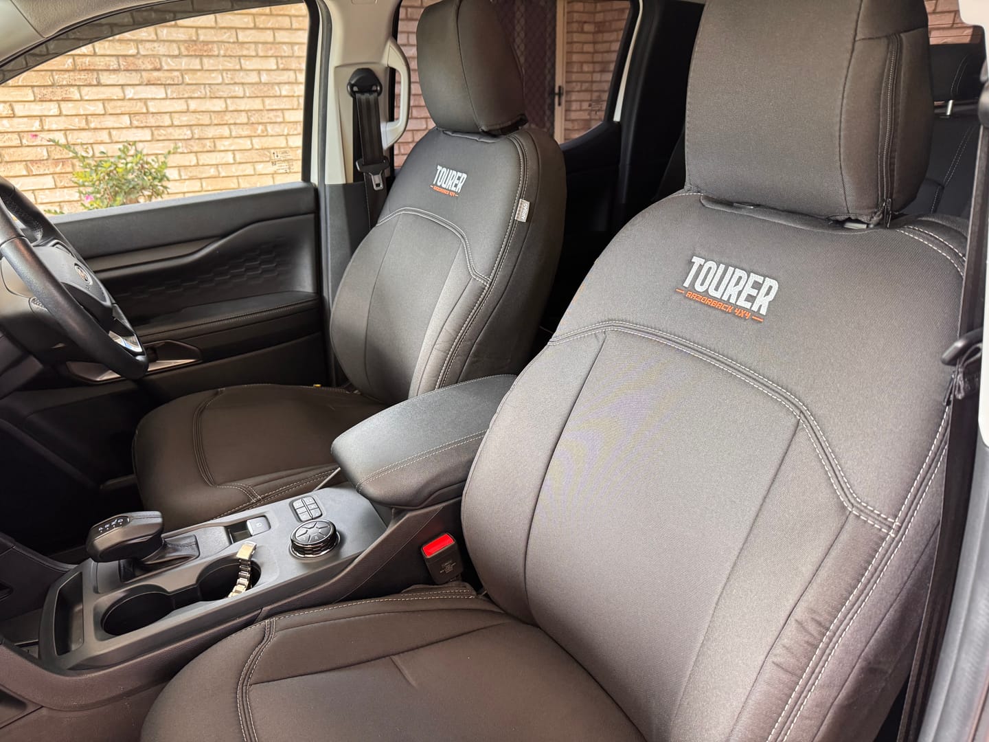 Customer photo review of Ford Next-Gen Ranger T6.2 - XLT & Wolftrak - GP9 Tourer 2x Front Seat Covers (In Stock)