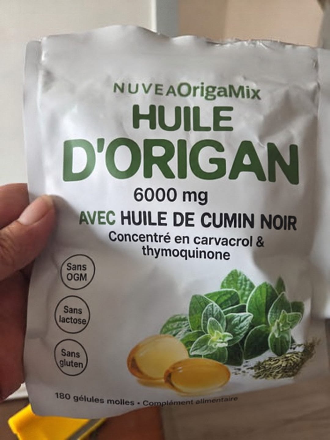 Customer photo review of Gélules OrigaMix – Élimination naturelle des parasites intestinaux