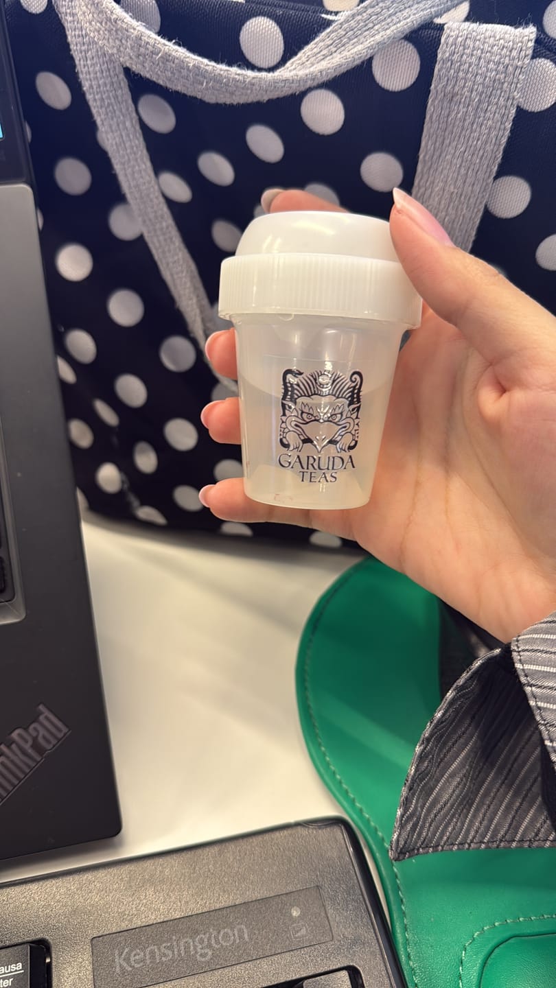 Customer photo review of Kit Matcha To-Go — Shaker + Chashaku de Acero Inoxidable