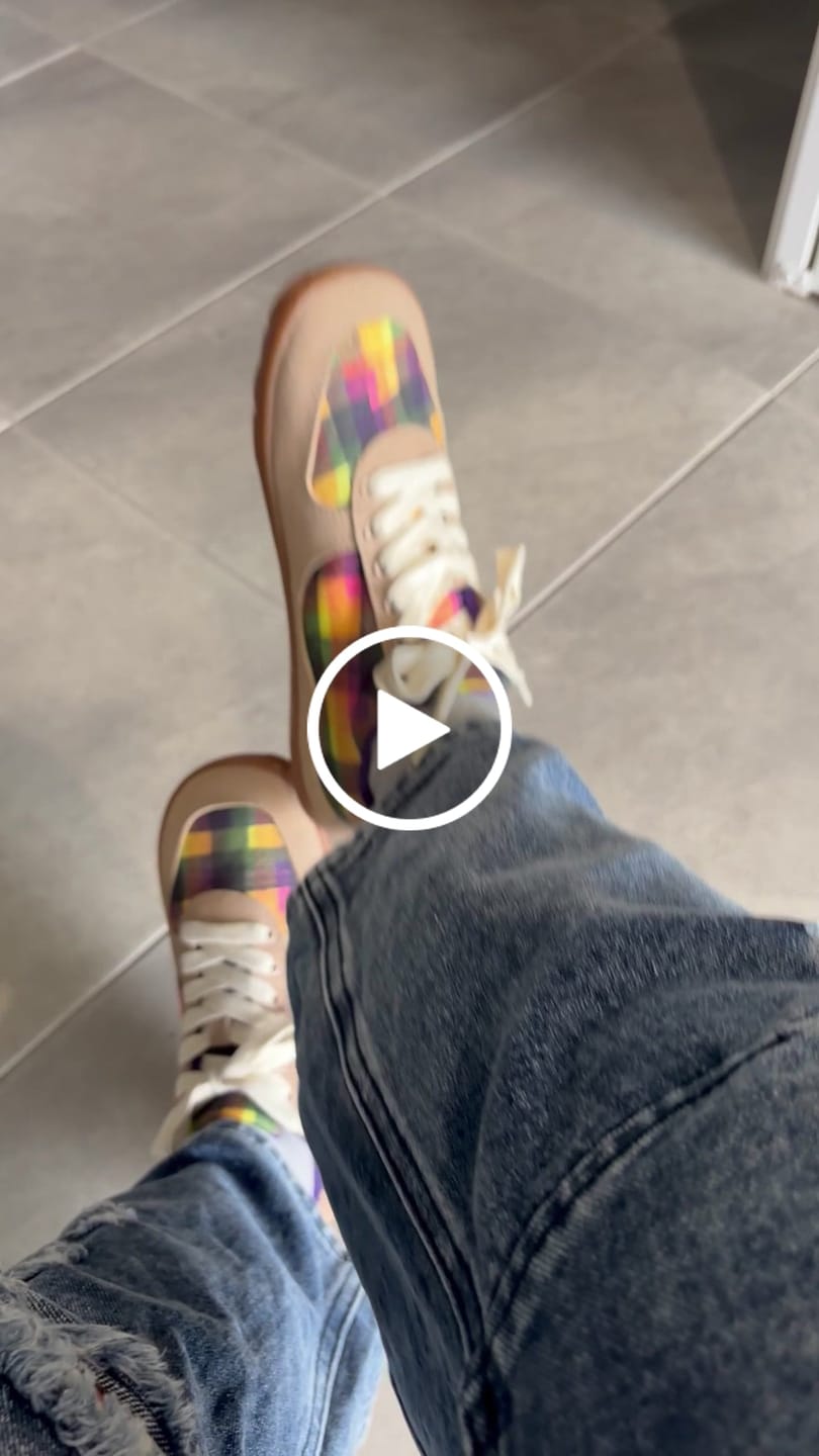 Customer video review of IMPERFECTS FUNKY CHECKS | SNEAKERS - ADULTS