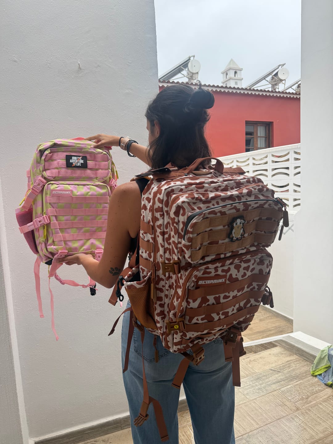 Customer photo review of Mochila Táctica V1 45L All in Bali