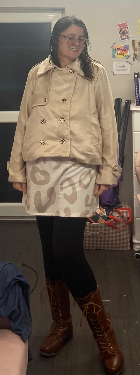 Customer photo review of Luxury Feel Faux Suede Fabric