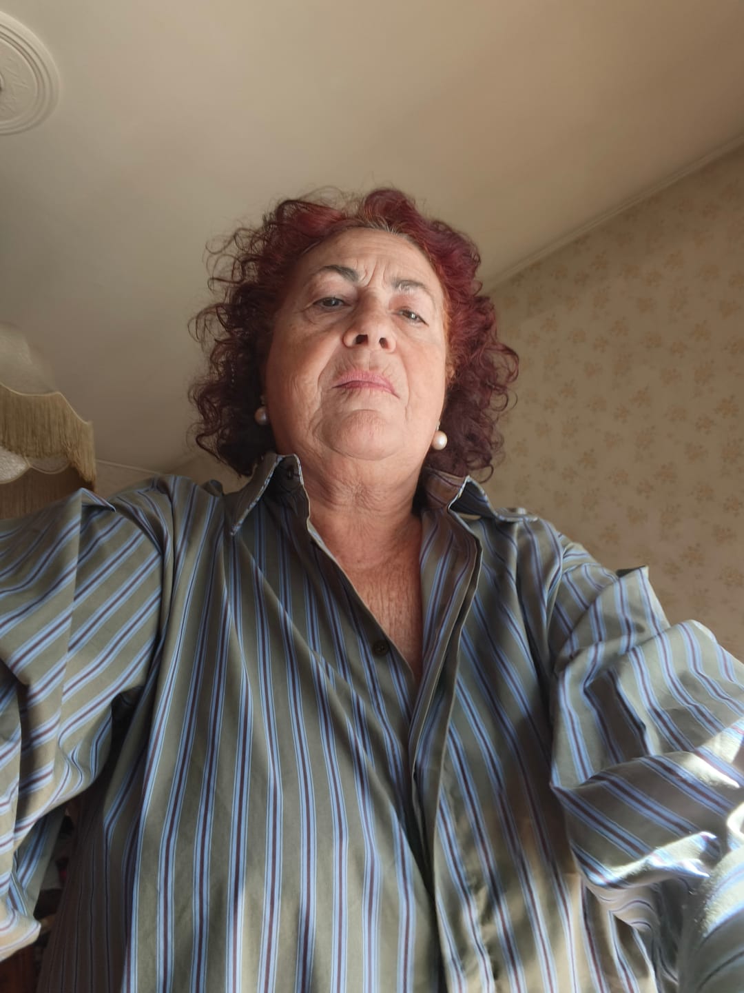 Customer photo review of CAMICIA BETTY VERDE