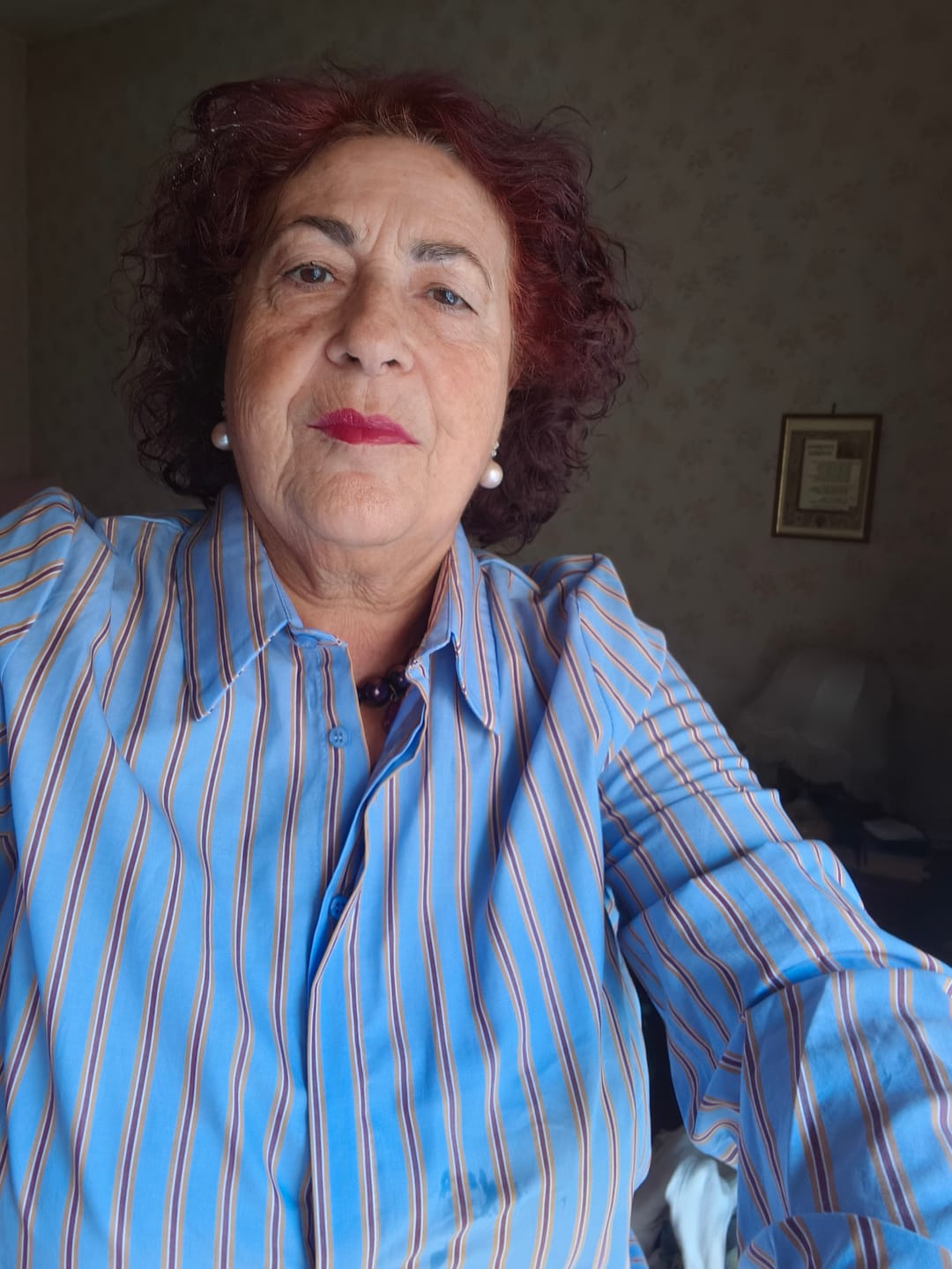 Customer photo review of CAMICIA BRENDA CELESTE