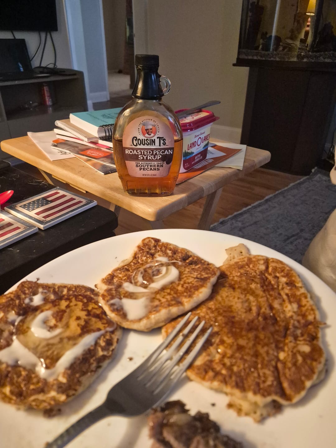 Customer photo review of Cousin T's Roasted Pecan Syrup