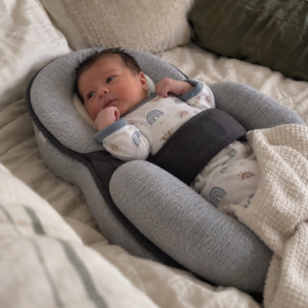 Customer photo review of Cuscino Post-Poppata antireflusso