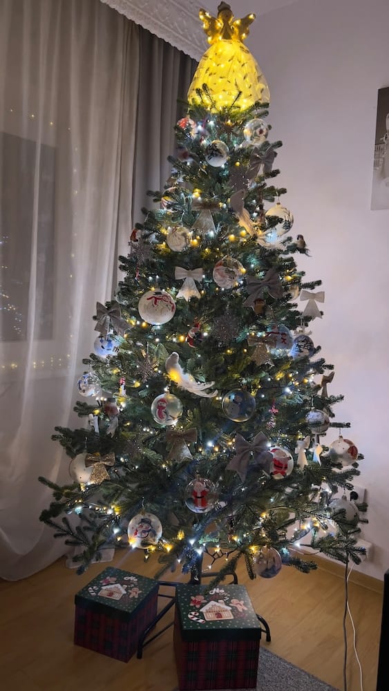 Customer photo review of Brad artificial de Crăciun Alpin, verde, 3D, 210 cm