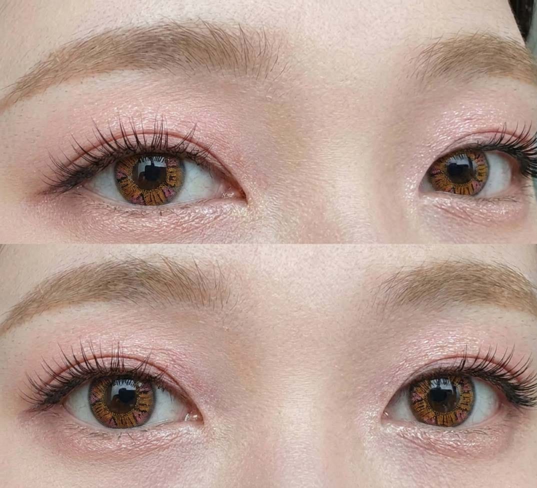 Customer photo review of Bunny Pop Pink Colored Contacts (2Pcs) 6 Months