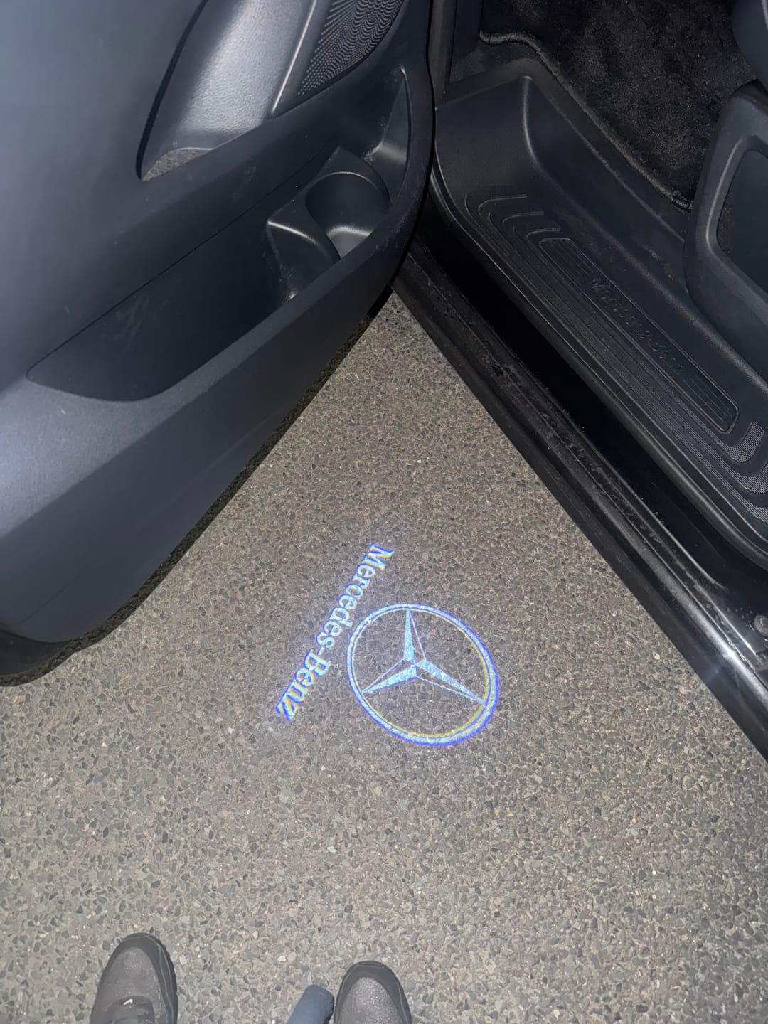 Customer photo review of MERCEDES DOOR LIGHTS