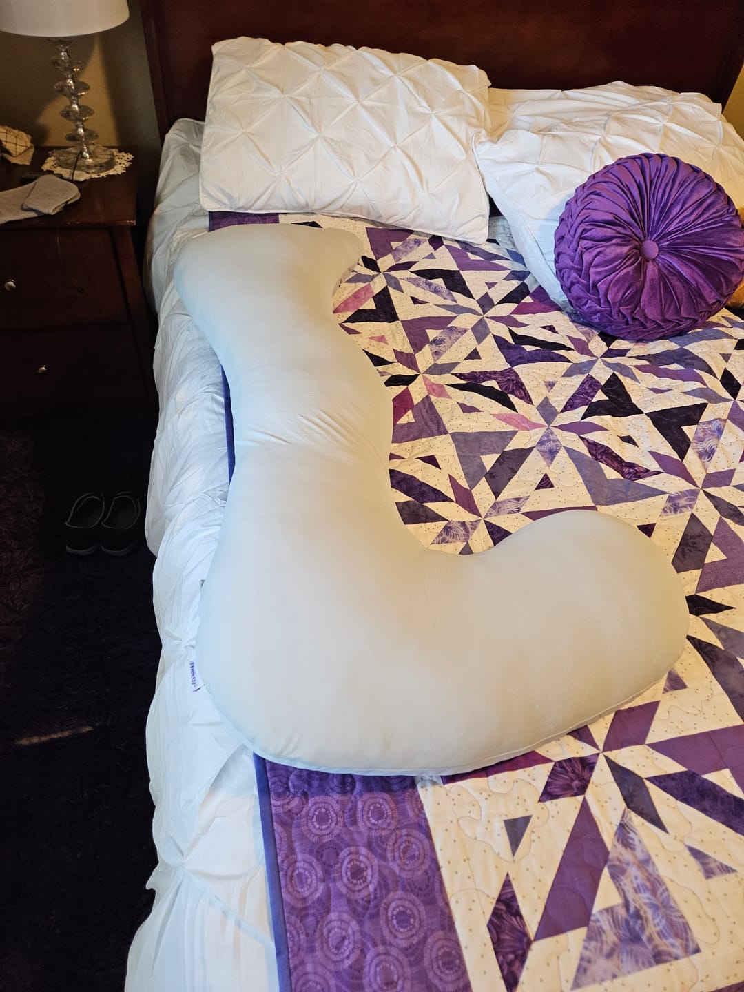 Customer photo review of BodyAlign Plus+ Cooling Pillow