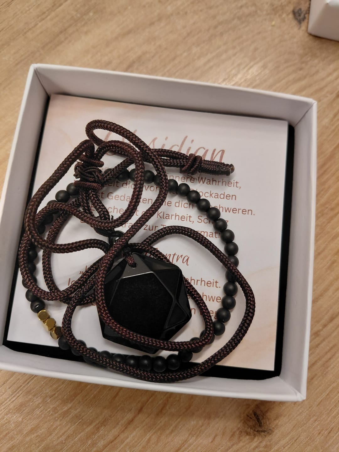 Customer photo review of Amethyst Set - Halskette & Armband